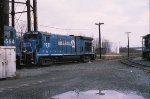 Conrail power at Dewitt yard